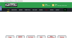 Desktop Screenshot of bayourentals.com